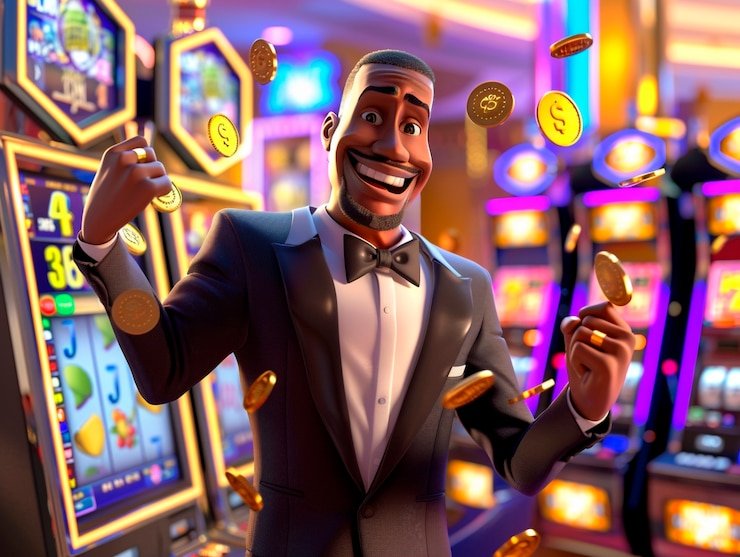 Aplikasi lumbung88 di layar smartphone menampilkan menu sportsbook, kasino, dan slot